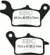 Колодки гальмівні дискові EBC SFA708