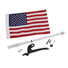 Флагшток для Can-Am RT з прапором США SHOW CHROME 41-203L