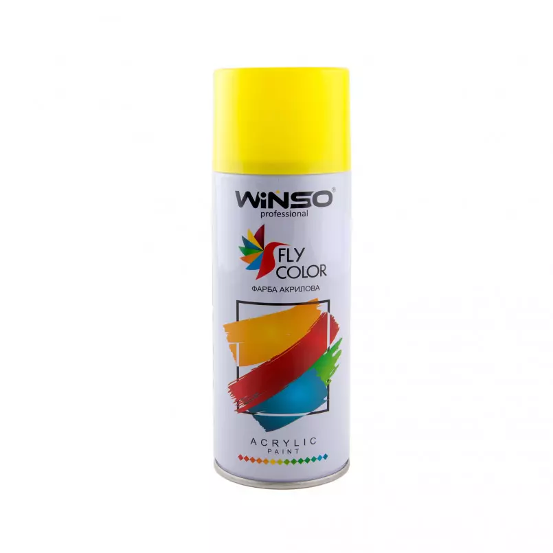 Фарба Winso акрилова,Spray жовтий 450ml.