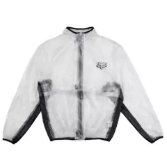 Куртка-мотодощовик FOX Fluid MX Clear, Білий/Чорний, M