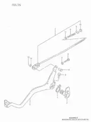 Arm,brake pedal rod (43120-48210-000)