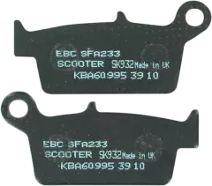 Колодки гальмівні дискові EBC SFA233