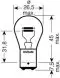 Лампа розжарювання Osram P21/4W 12V 21/4W BAZ15d - Фото 2