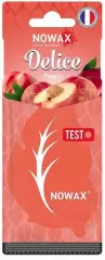 Ароматизатор повітря целюлозний Nowax Delice - Peach 10г