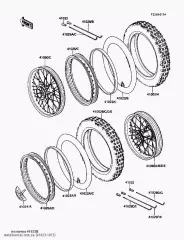 BAND-RIM,RR,90/100-16 KX80-J1 (410231072)