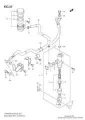 Clamp,rr brake lt-r4 (69261-45G00-000)