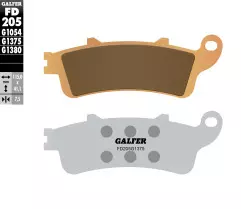 Колодки гальмівні дискові GALFER FD205G1375