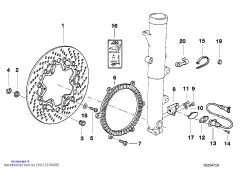 Стопорное кольцо (34112310089)
