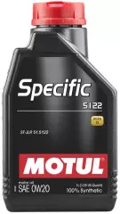 Олива моторна Motul 100% SPECIFIC 5122 SAE 0W20 синтетична 1л