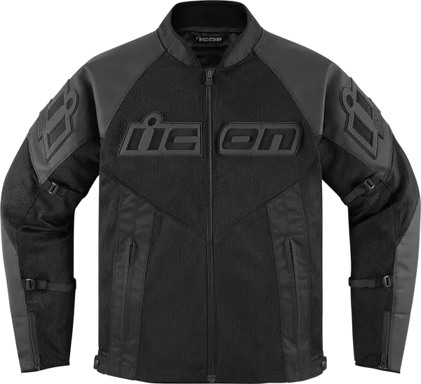 Мотокуртка Icon Mesh AF Leather, Чорний, M