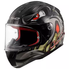 Шолом LS-2 FF353 Rapid 2 Azteca, Сірий/Червоний, L