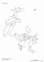 Mud guard, rear fend (63421-16GA0-000)