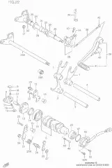 Plate,gear shift cam (25380-33E00-000)