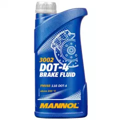 Гальмівна рідина MANNOL DOT 4 синтетична 500мл