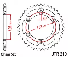 Зірка задня JT Sprockets JTR210.40