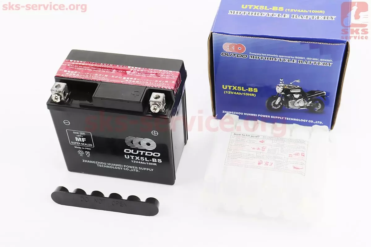 Акумулятор OUTDO UTX5L-BS 12V4Ah