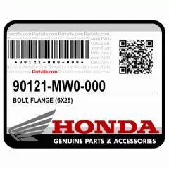 Болт с фланцем BOLT, FLANGE, 6X25 (90121-MW0-000)
