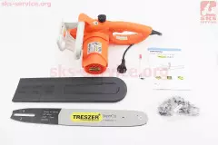 Електропила TRESZER TLE5 (2, 2кВт. шина 16, ланцюг 3/8-1.3mm-57зв. круг. зуб) бокова (TRESZER)