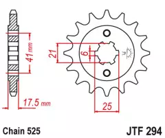 Зірка передня JT Sprockets JTF294.14