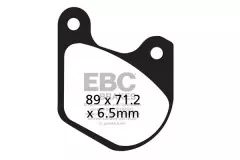 Колодки гальмівні дискові EBC FA072V V-PAD