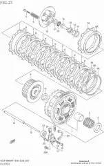 Диск зчеплення стале (21451-31e30-000)