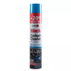 Поліроль панелі приладів NOWAX Cockpit Cleaner Spray New Car 750 мл.