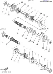 Шайба стопорна, металева (90215-21X00-00)
