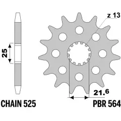 Зірка передня PBR 564.17 18NC