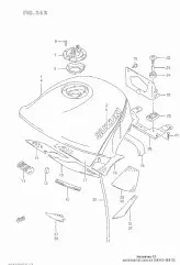Cushion,fuel tank si (44545-48B10-000)