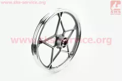 Диск передній литий 18*1.6 Viper-125J під дискове гальмо сірий, вісь 12мм (Китай), Сірий