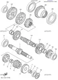 Шестерня, 2ND PINION (24T/28T) (5EL-17121-00-00)