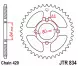 Зірка задня JT Sprockets JTR834.26
