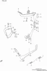 Link brake rod (43230-38A02-000)