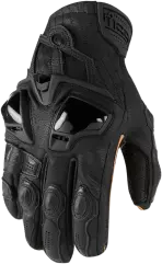 Моторукавички Icon Hypersport, Чорний, L