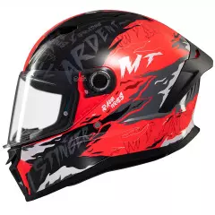 Шолом MT STINGER 2, Червоний глянцевий/Чорний, XXS