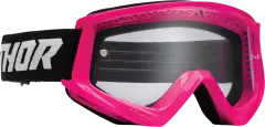 Окуляри кросові підліткові THOR Combat Racer, Чорний/Рожевий