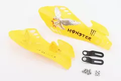 Захист для рук лів., прав. к-кт 2шт MONSTER ENERGY ПОМАРАНЧЕВИЙ тип2, (Китай)