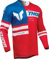 Джерсі THOR LAUNCHMODE Patriot, Червоний/Білий/Синій, L