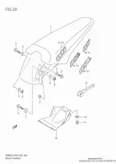 Emblem, rr fender rm (68176-03B30-CFL)