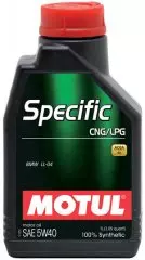 Олива моторна Motul SPECIFIC CNG/LPG SAE 5W-40 синтетична 1л