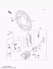 Прокладка,поршень ущільнююча ZX750-P6 (430491096)
