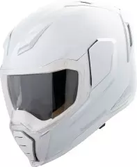 Шолом Icon Ultraflite Solid, Білий глянцевий, XXXL