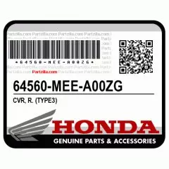 Пластик *TYPE3 1* (64560-MEE-A00ZG)