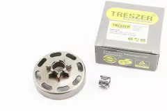 Тарілка зчеплення зірка+ підшипник 325-7 Husqvarna-435/435е/440, (TRESZER)
