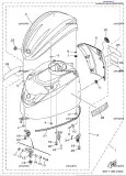 Капот без наклеек белый (6KA-4261A-00-CE)