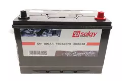 Аккумулятор SOLGY 406028 100Ah/750A +R/B01