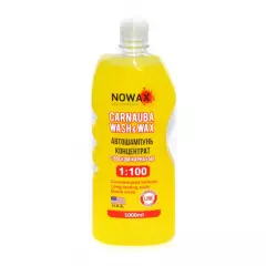 Автошампунь концентрат з віском карнауби 1:100 Nowax Carnauba Wash&Wax 1л
