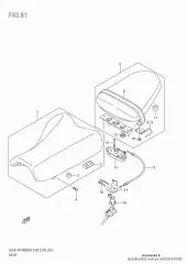 Band, seat gsx-r1000 (45180-41G00-000)