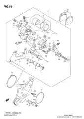 Bracket,rear caliper (69721-45G00-000)