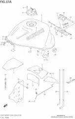 Cover, fuel tank gsx (44543-24F00-000)